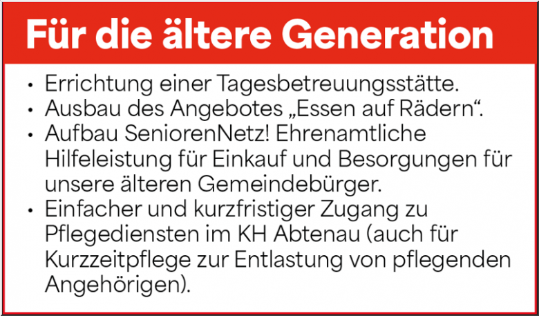 Die ältere Generation